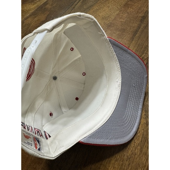 VINTAGE‎ Atlanta Hawks Hat Snapback Cap Poly Wool 90s AJD NBA Retro NWT - Picture 10 of 14
